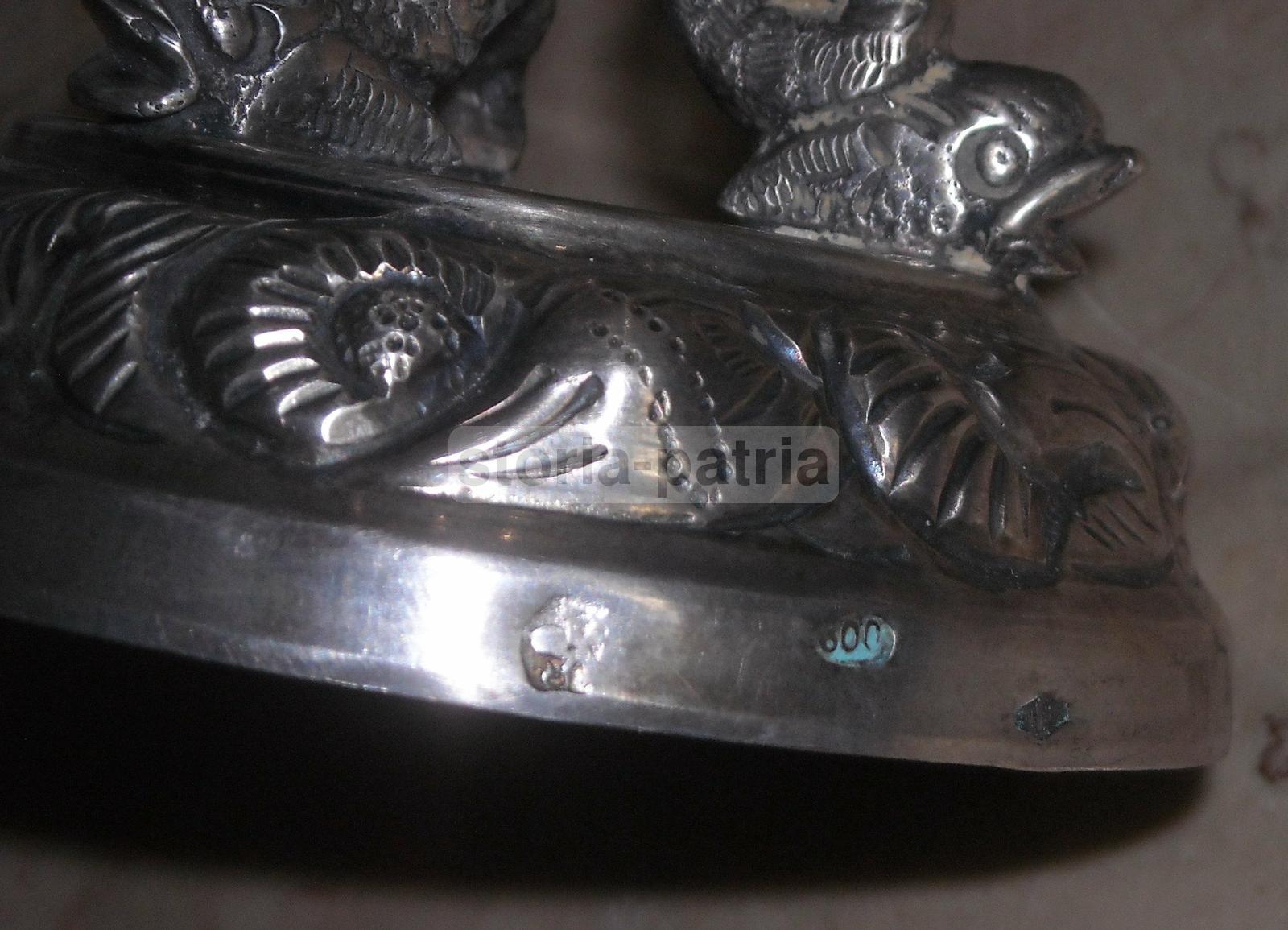 Napoli, Argenteria Di Famiglia, Decorativo Centro Tavolo, Alzata, Elegante Modellato immagine 11
