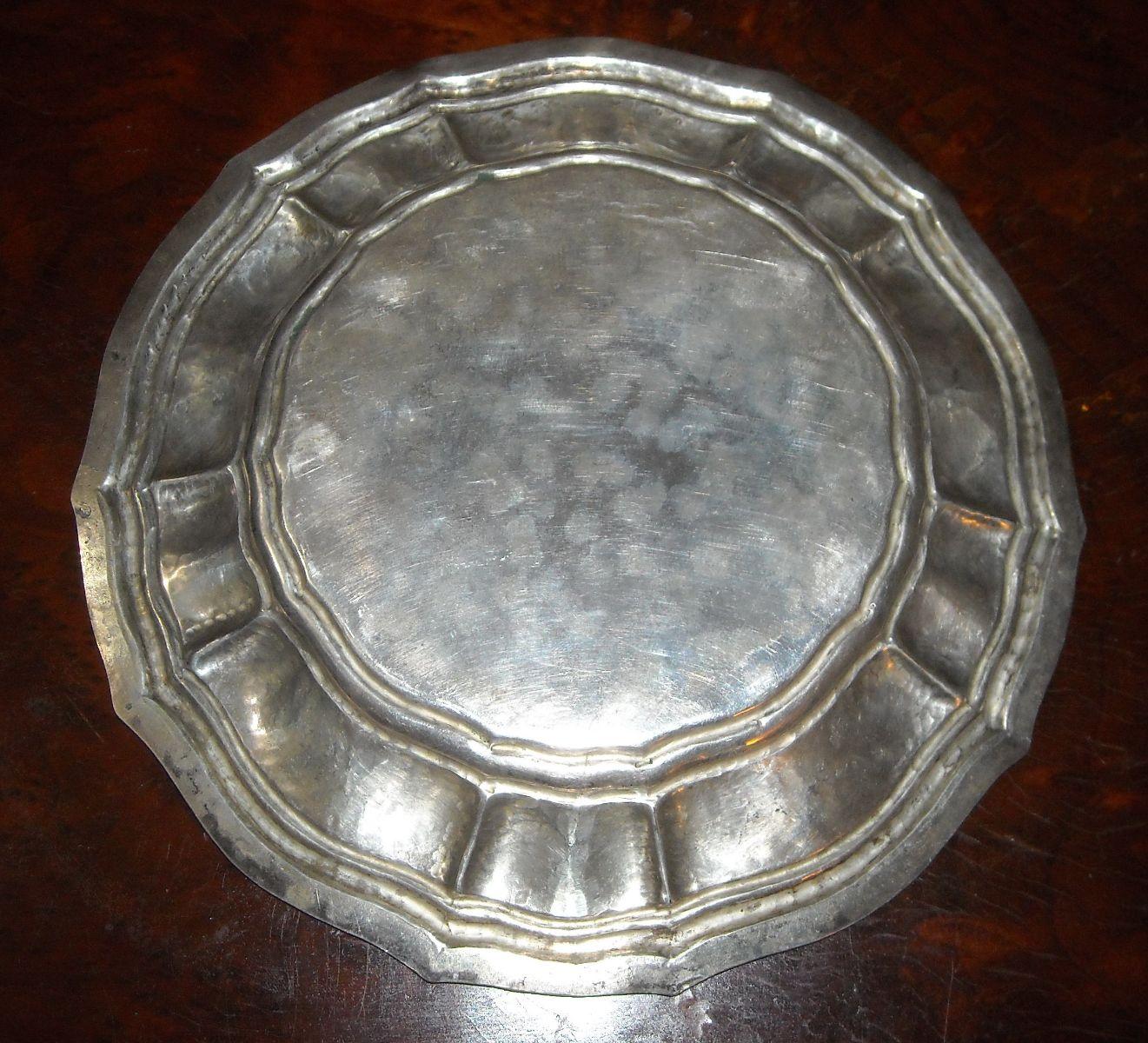 Napoli, Argenteria Di Famiglia, Decorativo Centro Tavolo, Alzata, Elegante Modellato immagine 13