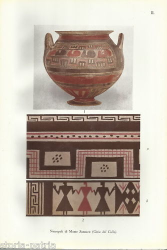 Puglia, Arte Ceramica, Scultura, Bronzi, Museo Di Bari, 1921, Antico Catalogo Guida immagine 1