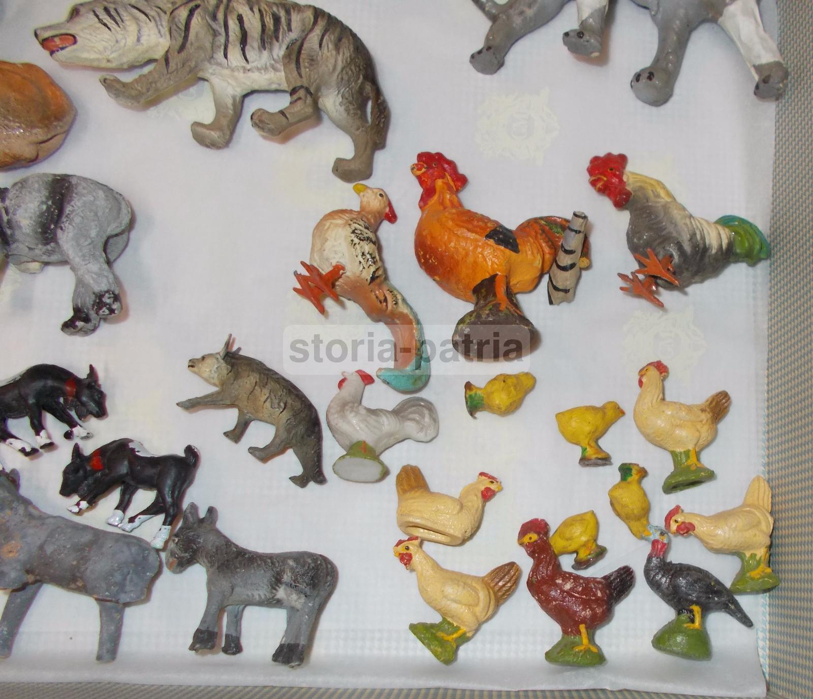 Sculturine Da Collezione, Animali Vari, Mucche, Asini, Galline, Per Presepi O Diorami immagine 7