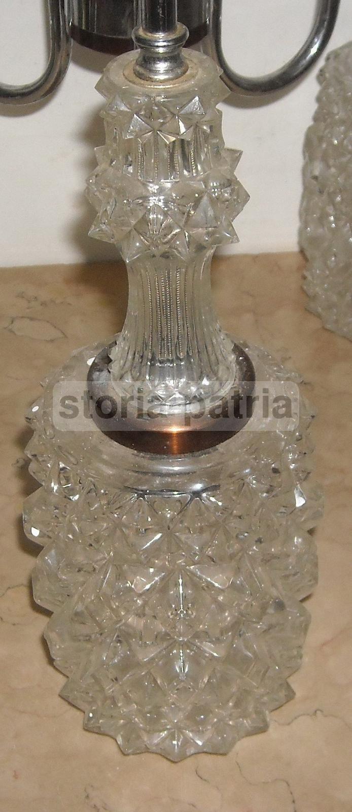 Suggestivo Lampadario d'Epoca, Modernariato, Design, Magnifici Vetri, Decorativo immagine 1