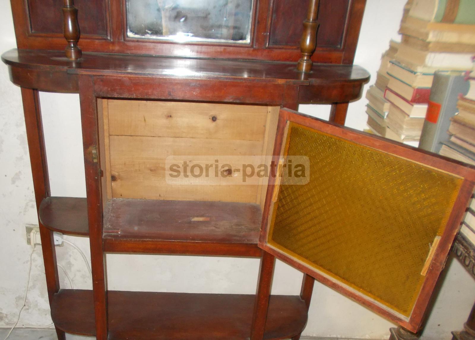 Suggestivo Mobile Specchiera, Belle Dimensioni, Collocabile Ovunque, Legno, Liberty immagine 4