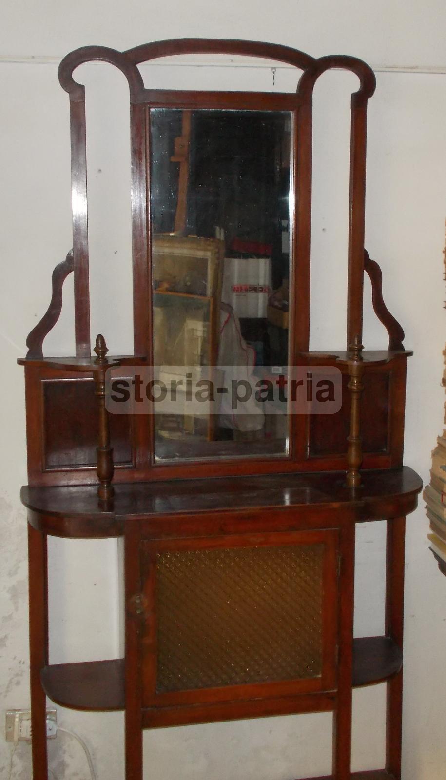 Suggestivo Mobile Specchiera, Belle Dimensioni, Collocabile Ovunque, Legno, Liberty immagine 6