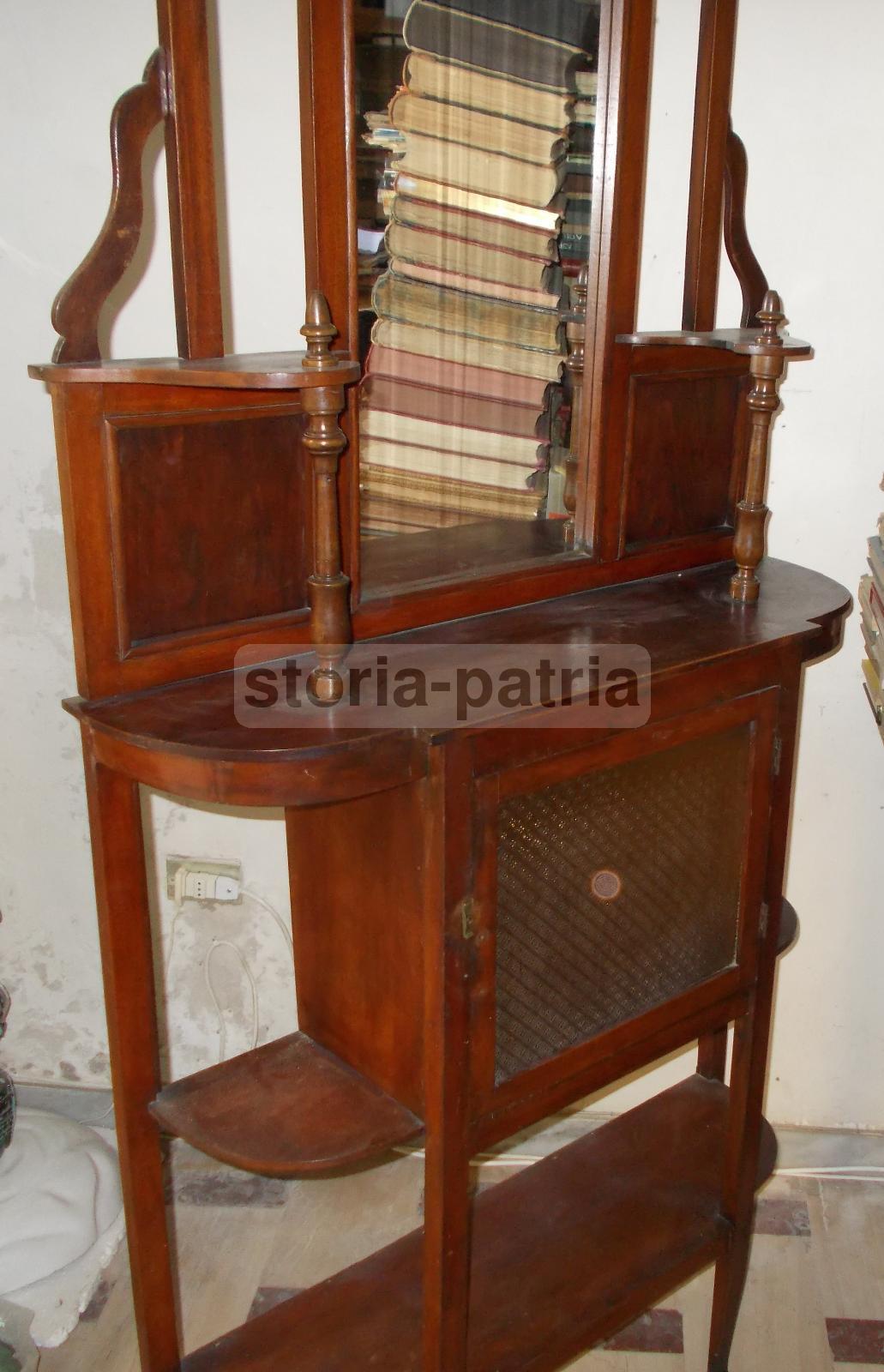 Suggestivo Mobile Specchiera, Belle Dimensioni, Collocabile Ovunque, Legno, Liberty immagine 7