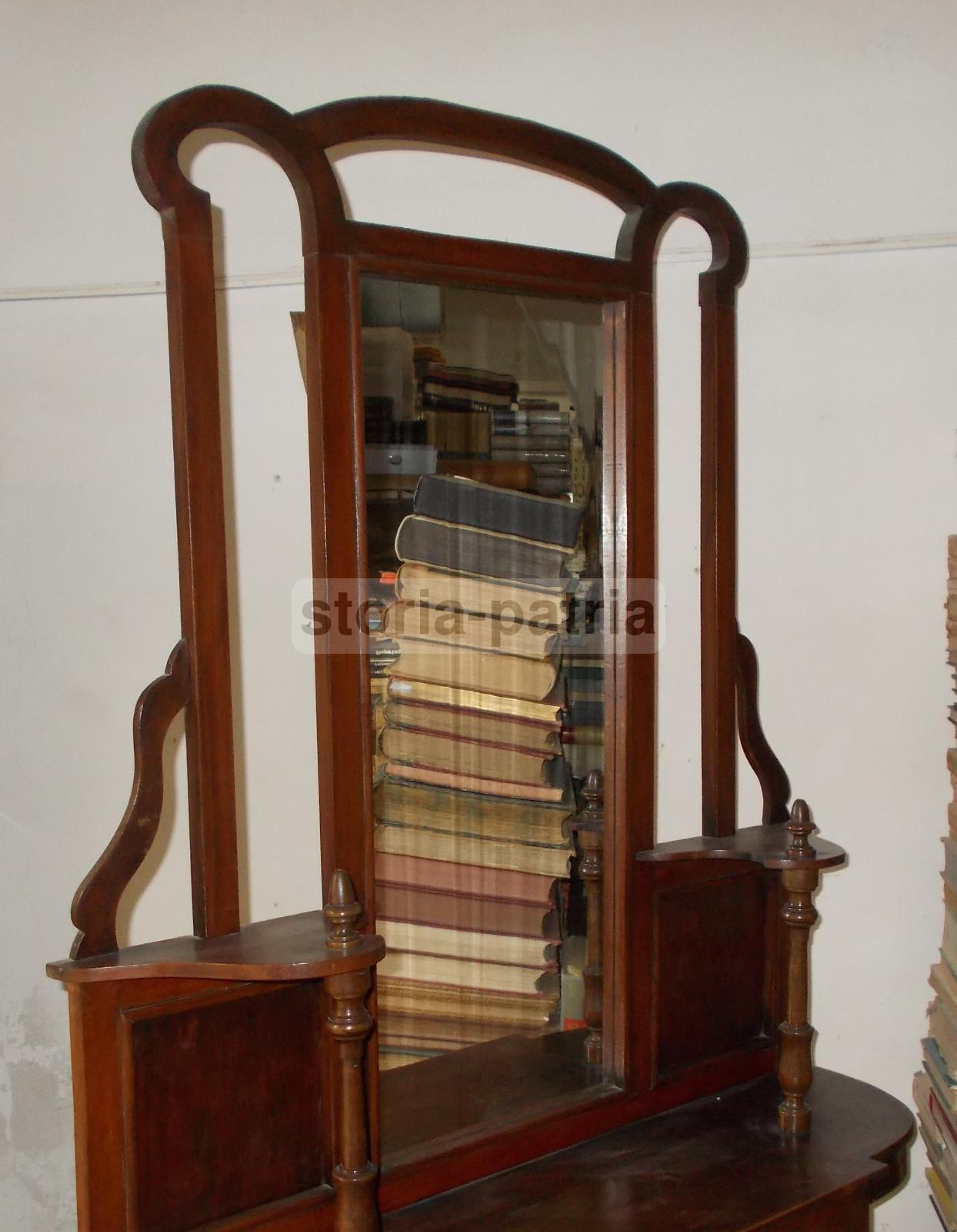 Suggestivo Mobile Specchiera, Belle Dimensioni, Collocabile Ovunque, Legno, Liberty immagine 8