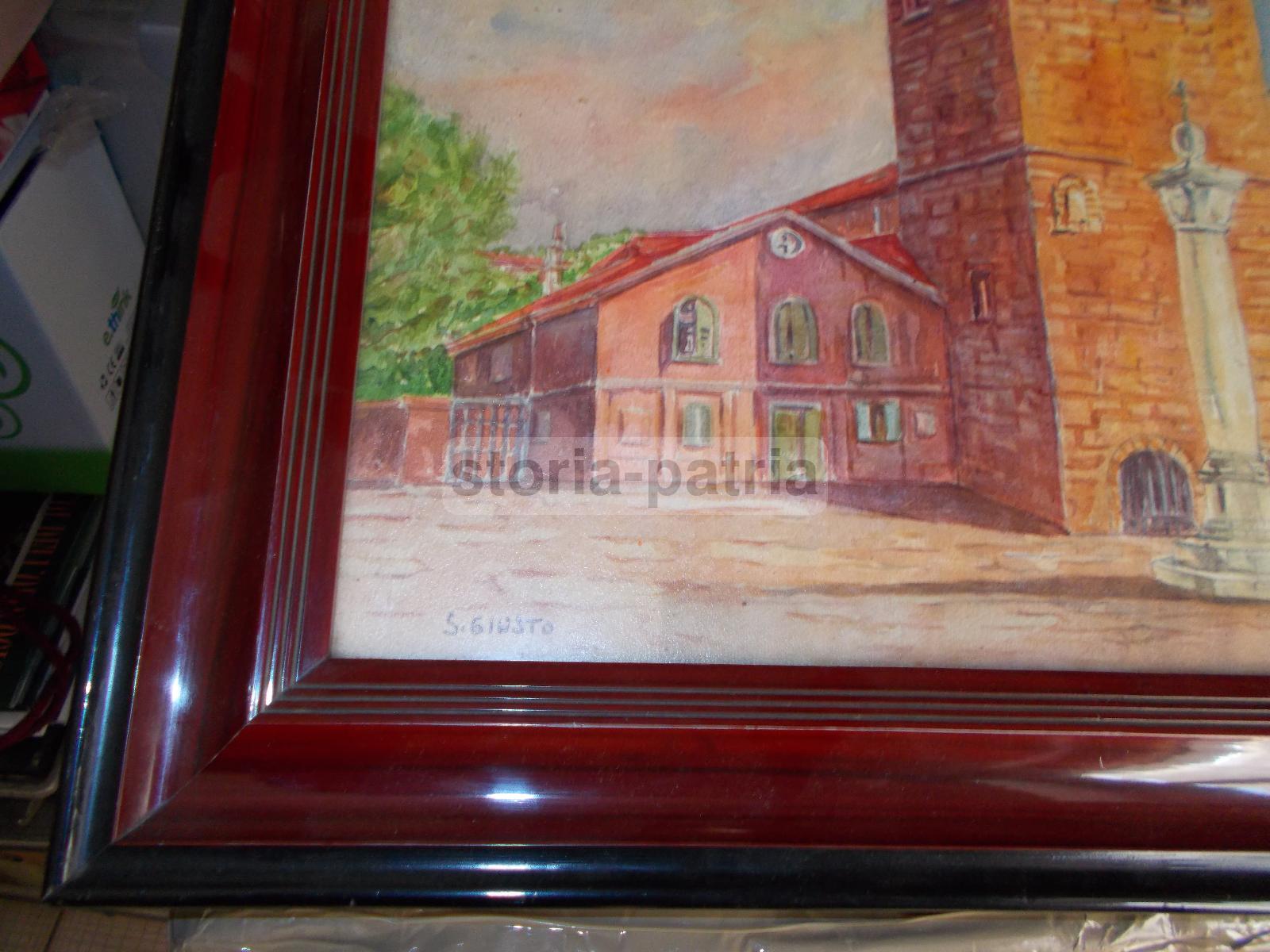 Trieste, S Giusto, Piacevole Dipinto, Da Collezione, Arte Contemporanea, Perich, 900 immagine 4