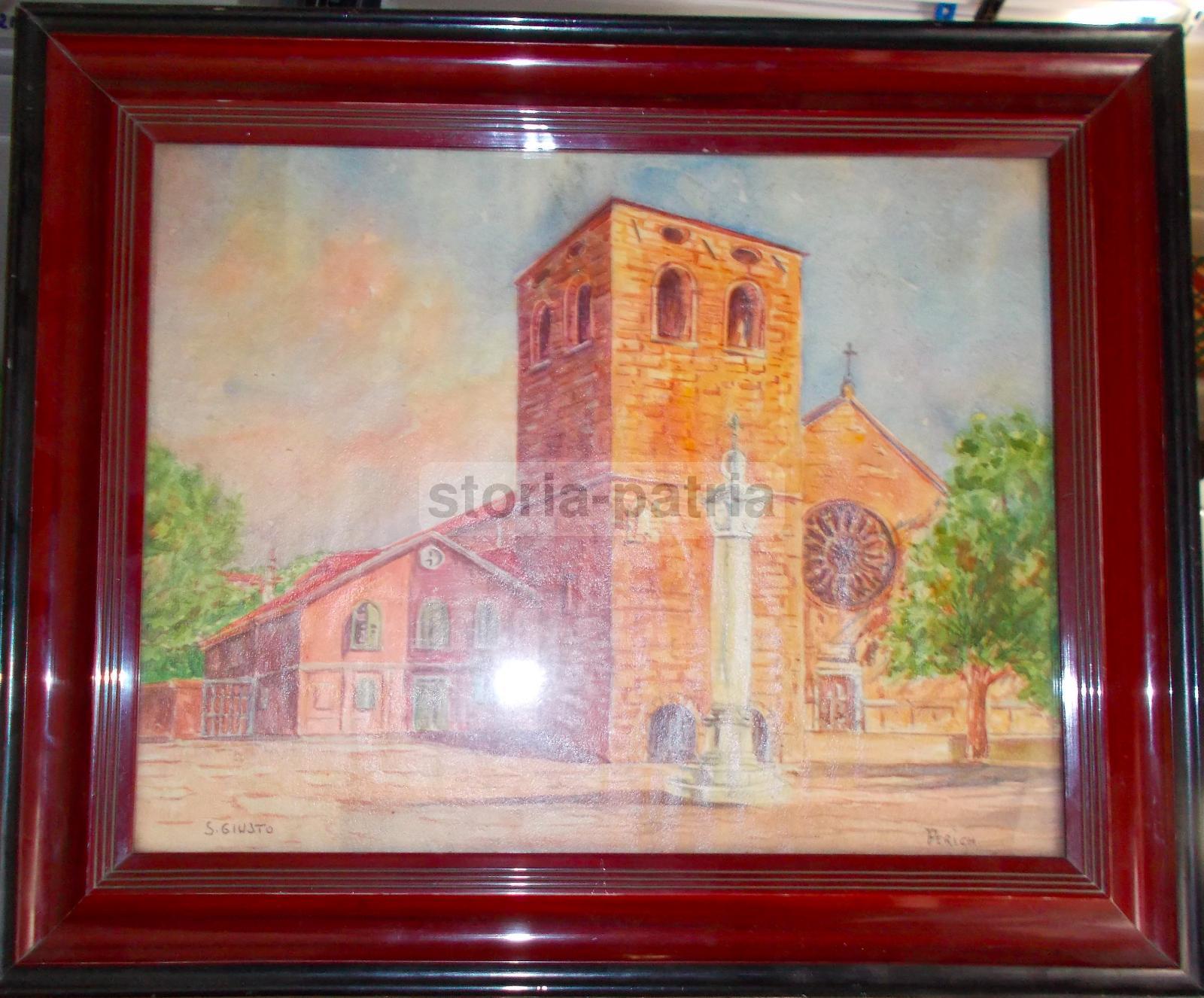 Trieste, S Giusto, Piacevole Dipinto, Da Collezione, Arte Contemporanea, Perich, 900 immagine 6